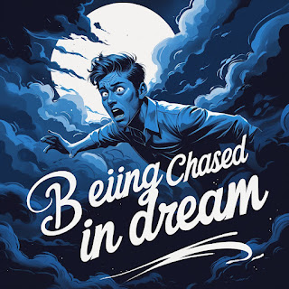 What does being chased in a dream symbolize?