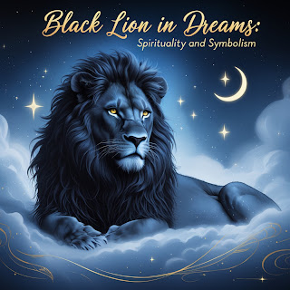 Spiritual Mining Black Lion In Dreams