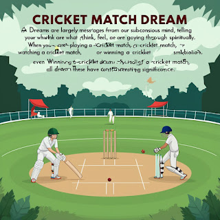 spiritual meaning of cricket Match Dream