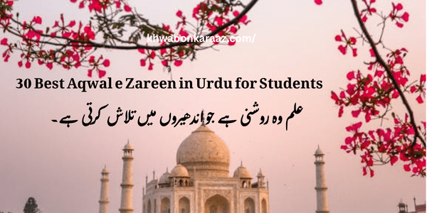 30 Best Aqwal e Zareen in Urdu for Students